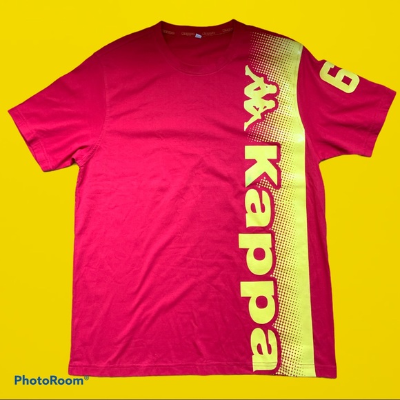 💥3/$25 KAPPA AUTHENTIC MEN’S RED T-SHIRT US L💥 - Picture 1 of 6